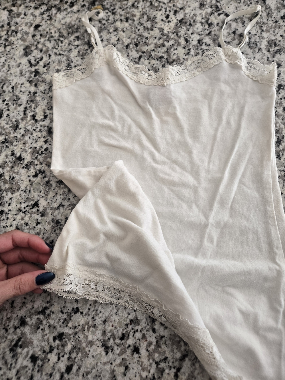 Rue21 White Lace Trim Camisole - Picture 3 of 4